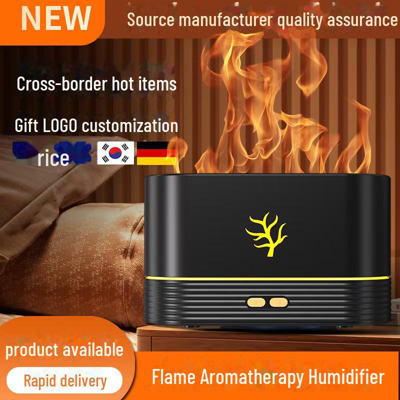 Colorful Flame Aromatherapy Machine: Essential Oil Diffuser & Humidifier
