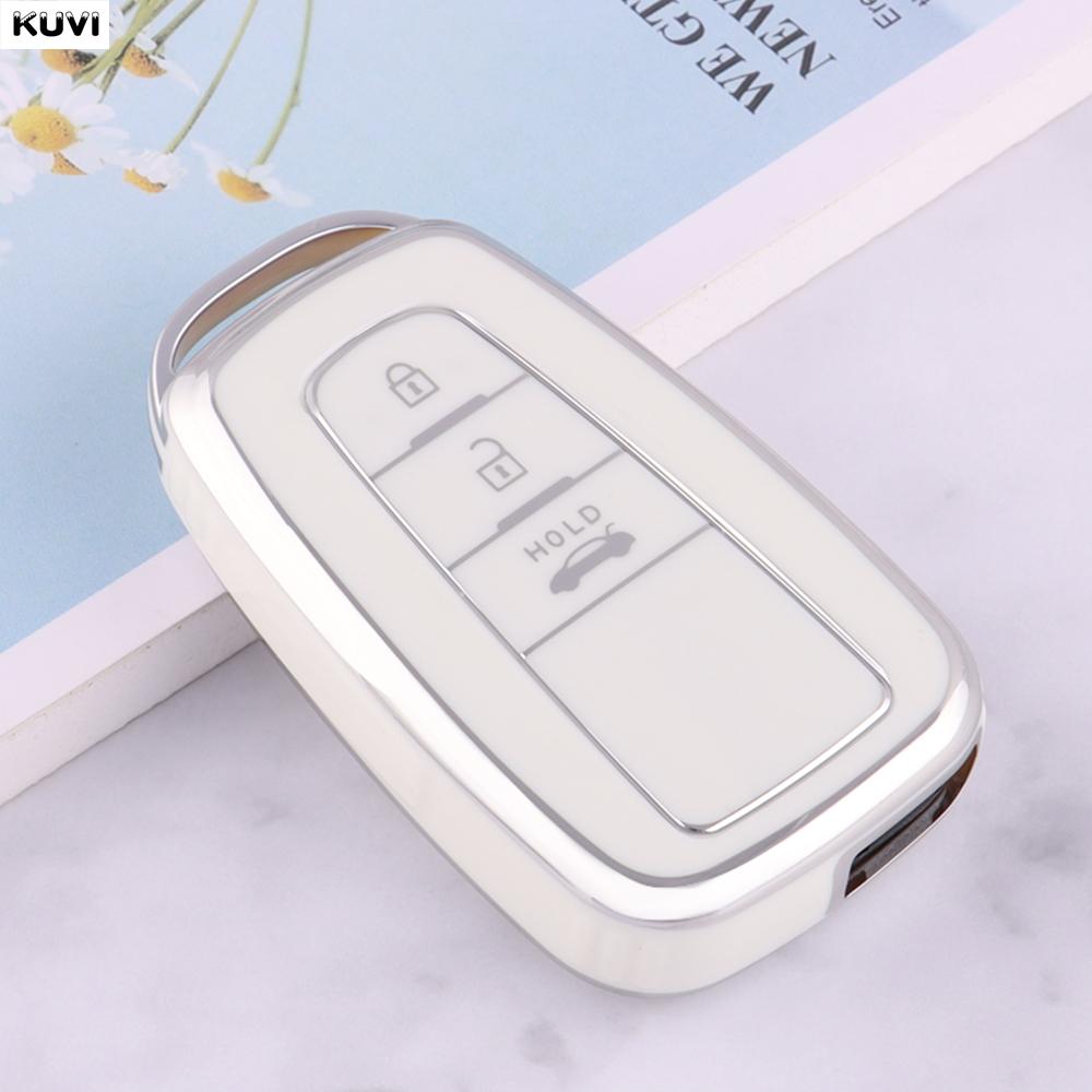 

2 3 Buttons Tpu Car Key Case Cover Shell For Toyota Prius Camry Corolla Chr C-Hr Rav4 Land Cruiser Prado Holder Fob Accessories