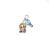 7 ks roztomilý přívěsek na klíče BTS, Bangtan Boys oblek kreslená figurka přívěsek na klíče s přívěskem na světelný klacek, Kpop idol kreslený přívěsek na tašku pro fanoušky ARMY