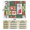 New Year Plaid & Pattern Soft Warm Blanket  Students Plush Bedding Throws Funny Couch Chair Flannel Bedspread Sofa Bed Cover