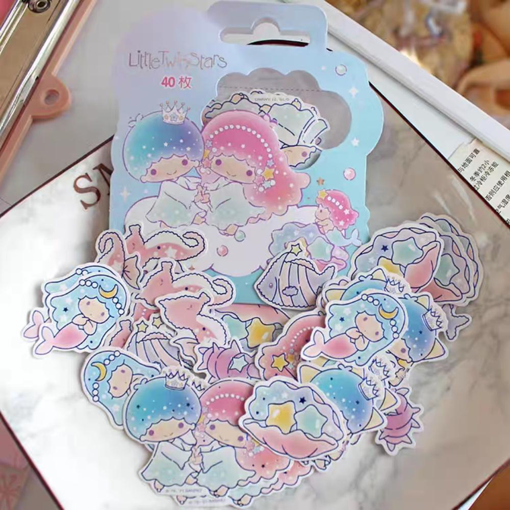 Genuine Sanrio Stickers Cute Melody Cartoon Toy Decals For Scrapbooks Water Mug Stationery Decor Sticker Girls Gifts