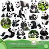 Giant Panda Model for Succulent Bonsai & Cake Decoration DIY Ornaments