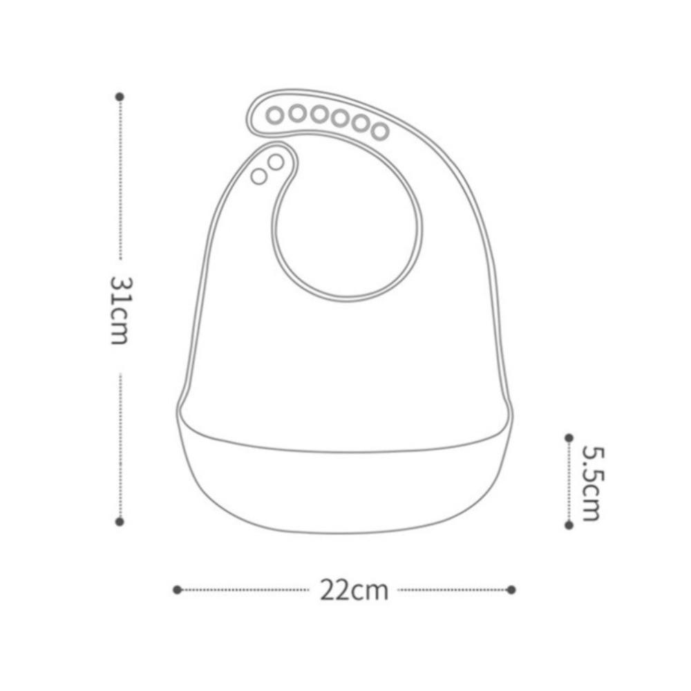 Soft Silicone Baby Bibs Waterproof Baby Feeding Stuff Portable Kids Feeding Bib
