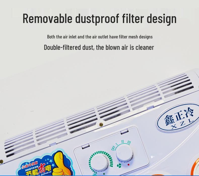 Aparat de aer condiționat de perete 12/24V DC pentru camioane, combine, tractoare și vehicule