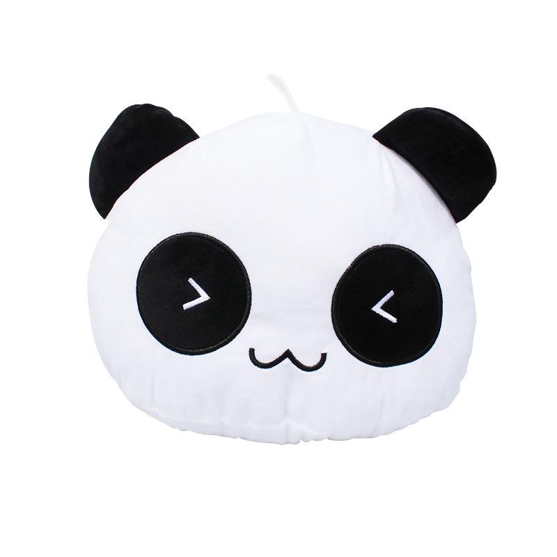 Adorable Panda Plush Toy Soft Stuffed Doll Home Office Decoration 3D Throw Pillow Birthday Gift For Kids