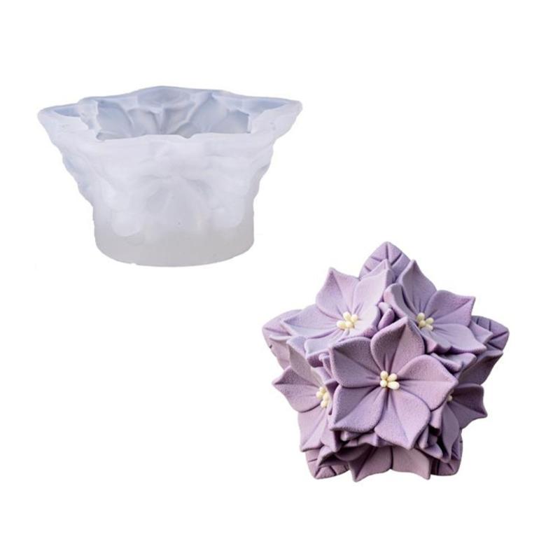 

Multipurpose 3D Flower Silicone Mold With Easy Releases Feature For DIY Baking Candle Jellies And Chocolate Creation