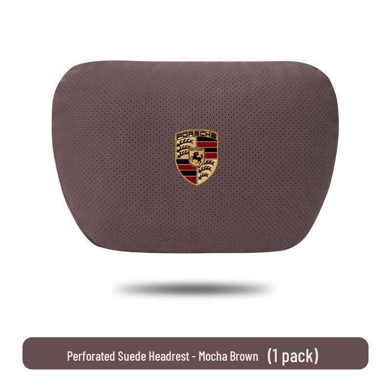Almohada de apoyo para el cuello y la zona lumbar del reposacabezas del Porsche Macan/Cayenne: Compatible con 718, Panamera, 911