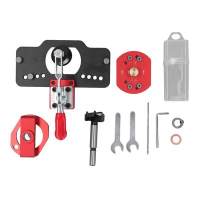 Hinge Jig Drilling Hole Puncher 35mm Boring Guide Locator Aluminum Alloy Opener Door Concealed Installation Tool