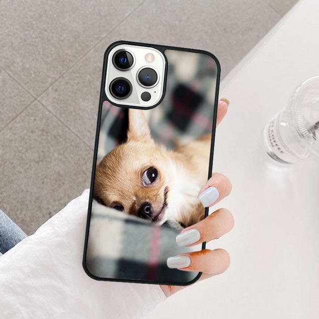 

Cute Chihuahua Puppy Dog Phone Case Cover For iPhone 17 Air 15 16 14 13 12 Pro Max 11 Pro Max Plus Coque Shell iPhone 11pro max
