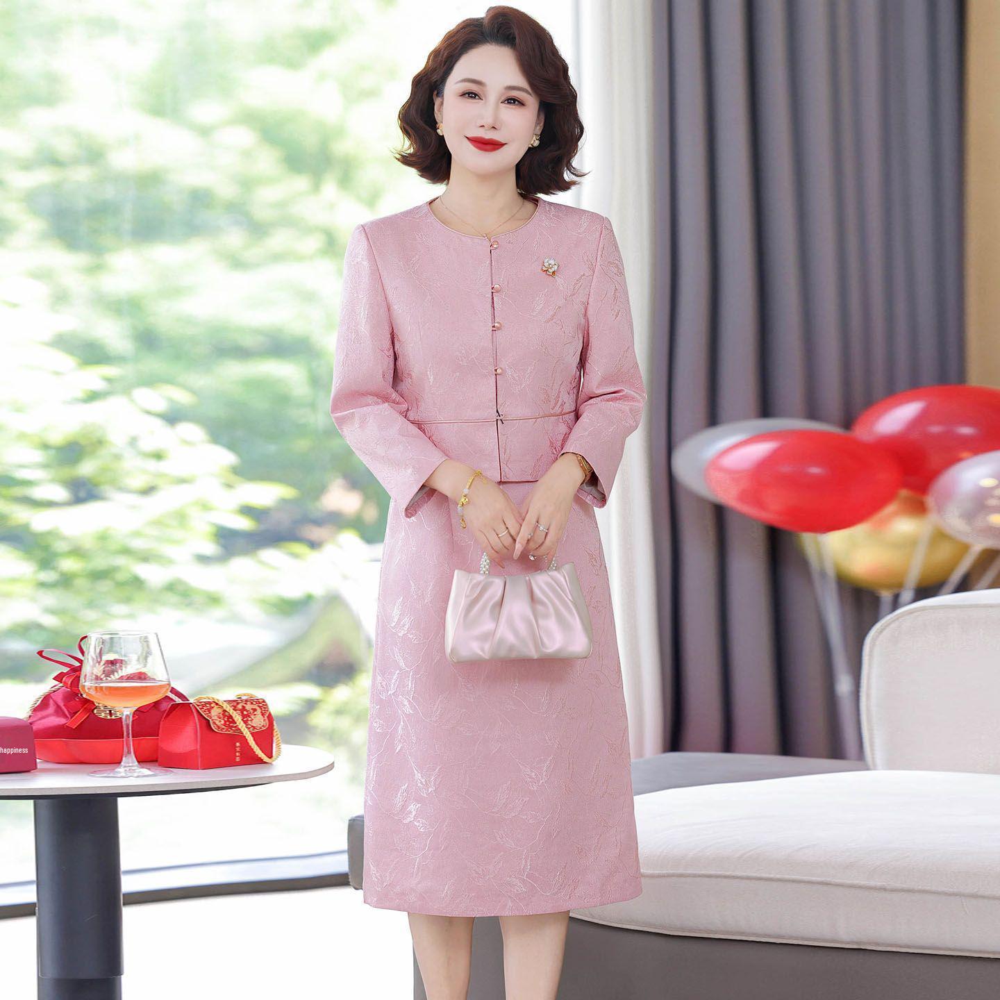 

Комплект з двох предметів для весільного банкету матері Сі Попо 2025 2XL for 52.5-62.5 kg Regular Fit