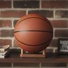 2 Pieces Wooden Sports Equipment Holder Basketball Display Rack For Athletic Memorabilia Display And Home Decoration