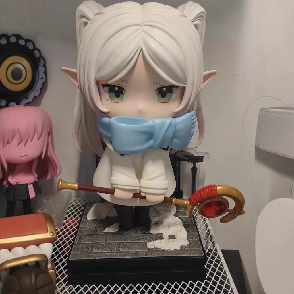 Q-Style Anime Frieren: Beyond Journey'S End Animation Peripheral Model Figure Funeral Lillian Kawaii Desk Decor Toy Gifts
