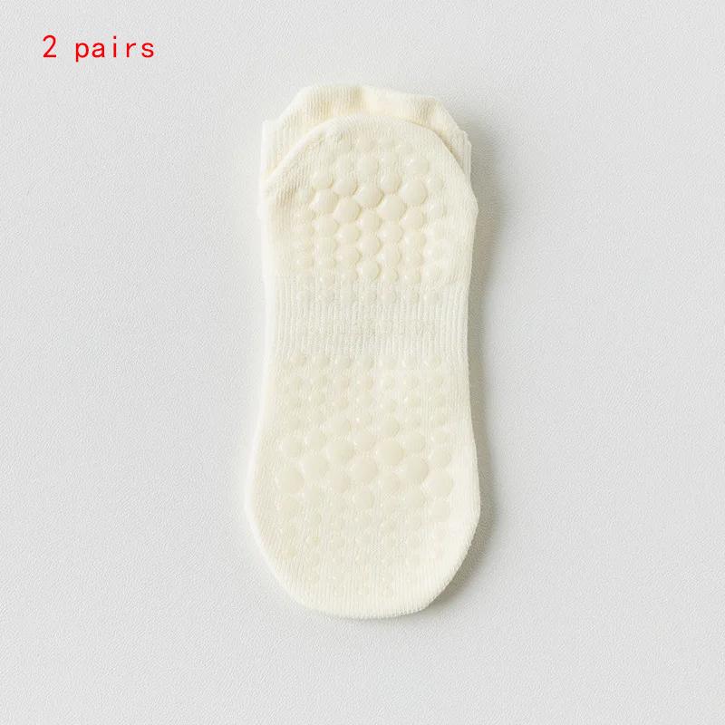 1 Pair/2 Pairs Mesh Breathable Yoga Socks Women Cotton Low Cut Short Gym Fitness Dance Sports Socks Professional Non-slip Floor Pilates Socks
