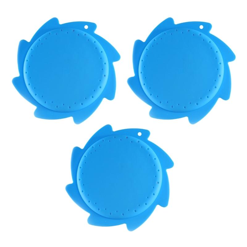 Pack of 3 Water Sprinkling Flying Disc Beach Toy with Soft Silicone Texture Suitable for Kids Water Game