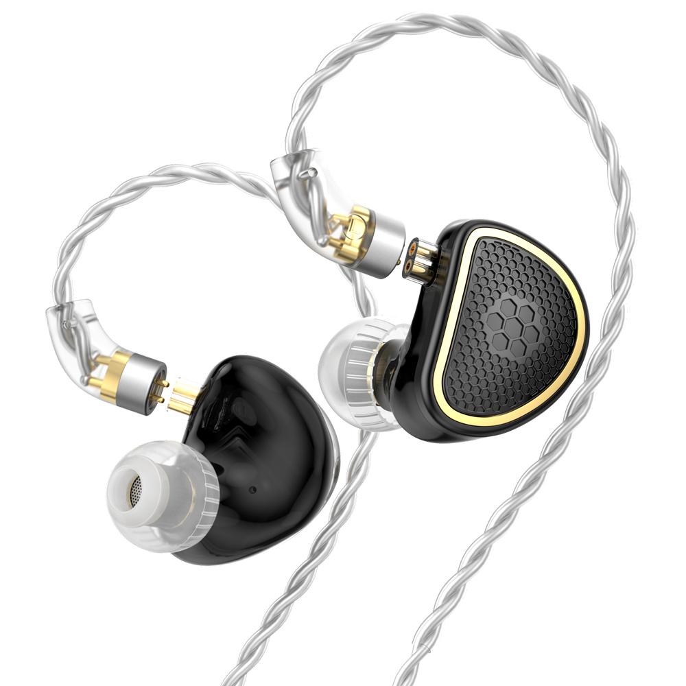 

TRN SPD+BA Xuanwu наушники-вкладыши Гибридные планарные наушники-вкладыши IEM HIFI DJ наушники для бега и спорта Гарнитура-вкладыши No microphone чёрный