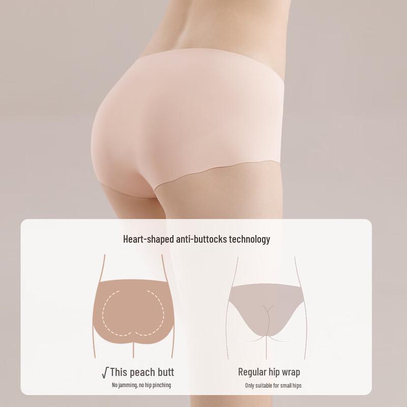 SecretWorld Women's Cotton Crotch Antibacterial Seamless Underwear