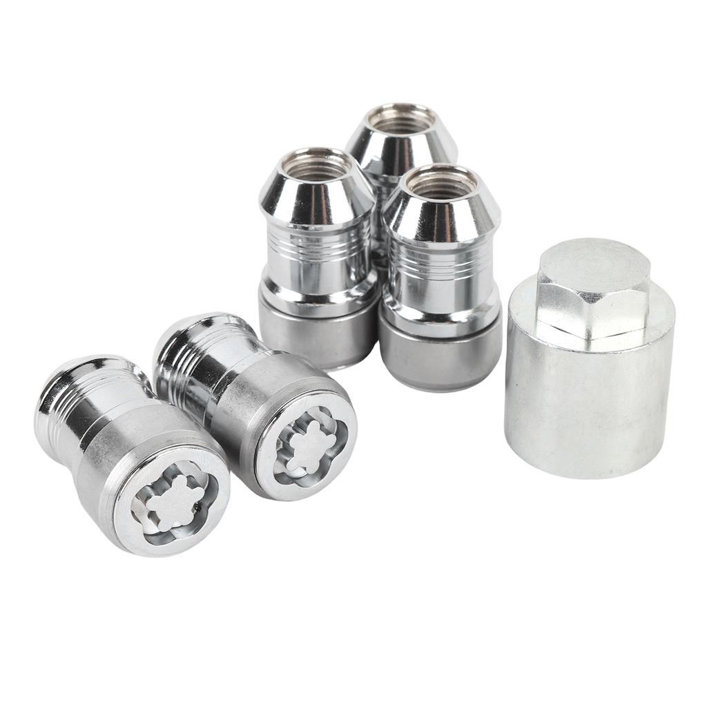 Wheel Lock Set with Key 82215711 Anti Theft Locking Lug Nuts Replacement for JL JT 2018 2025