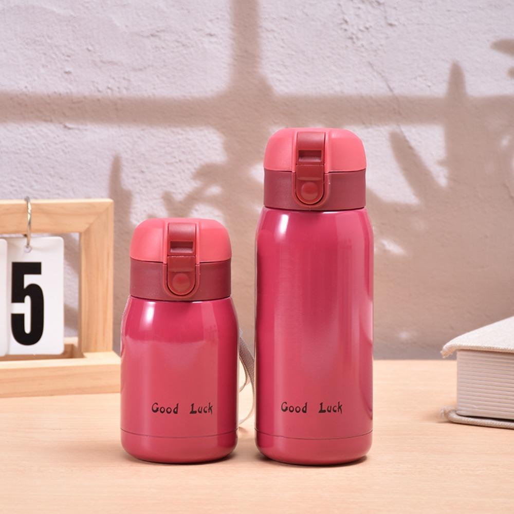 200ml/350ml Insulated Cup 304 Stainless Steel Water Bottle Cute Vacuum Handy Cup  Home Office