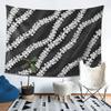 Puakenikeni Single Leis On Turquoise Tapestry Decoration Art Aesthetic Tapestries for Living Room Home Wall Cloth Wall Hanging