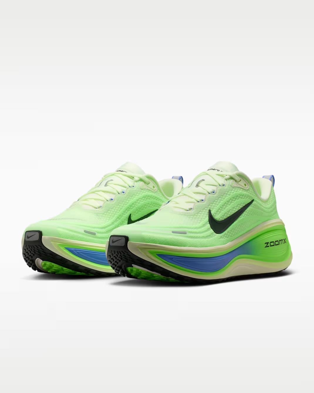 HV8150-702 Nike Zoom Vomero Plus Volt Tint/Black Spruce/Lime Blast (Men s) 6.5