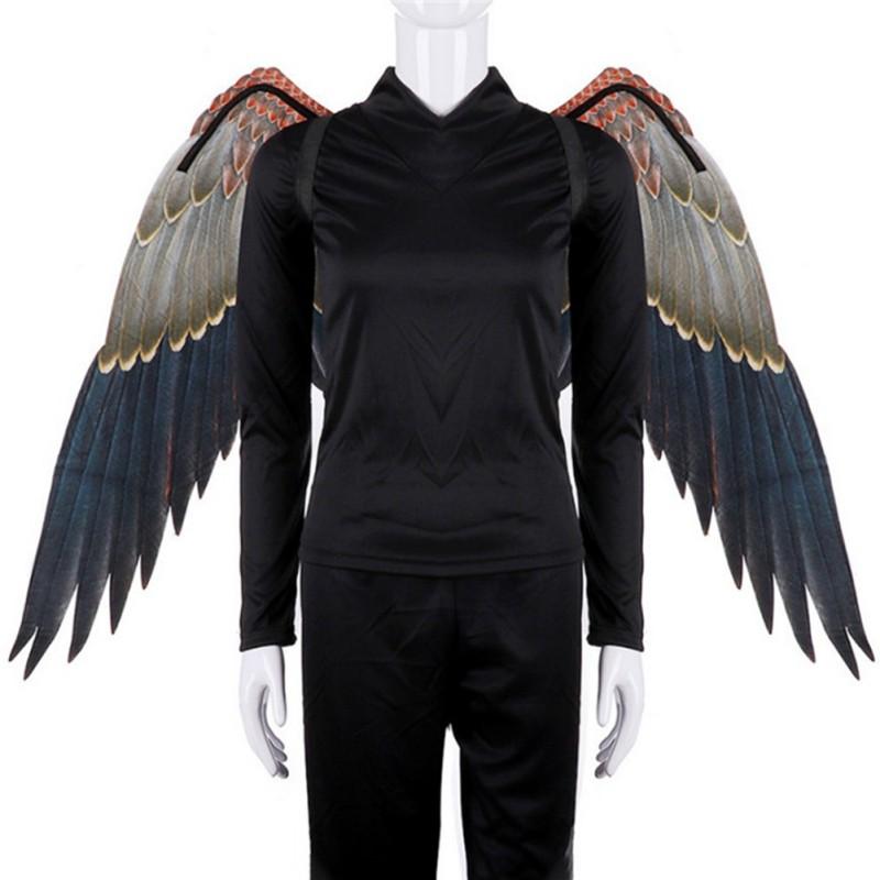 Halloween 3D Engel Teufel Große Flügel Mardi Gras Themenparty Cosplay Zubehör Erwachsene Große Schwarze Flügel Kostüm