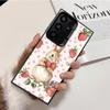 Cute Cartoon Bunny Rabbit Shockproof Phone Case for Samsung Galaxy S26 Edge S25 Ultra S24 FE S23 Plus S21 Cover Anti Fall Fundas