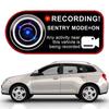 Adesivo di Sicurezza Avviso Telecamera, Adesivo Avviso Sorveglianza in Auto, Adesivo Avviso Registrazione Telecamera Veicolo