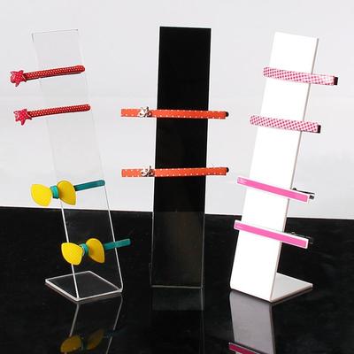 Hairpin Holder Display Stands, L-Shaped Hair Accessory Organizer, Jewelry and Hair Clip Storage for Retail Shop and Home Use.
