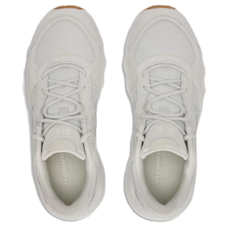 Under Armour Comfortable Versatile Durable Lightweight Low-Top Running Shoes Women Sneakers Gray White 6003784-115