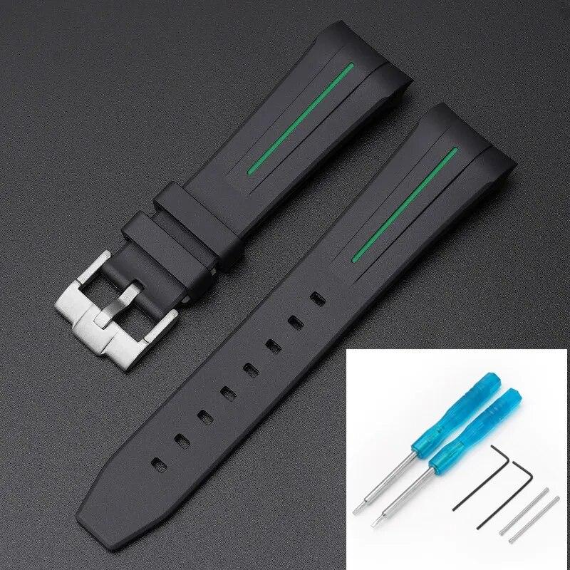 

Изогнутый резиновый ремешок для Blancpain x Swatch, специальный интерфейс, пряжка из нержавеющей стали, 22 мм, для мужчин и женщин, сменный ремешок для часов + инструменты 22mm