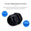 Nylon Waterproof Male Thread Cable Gland Connector