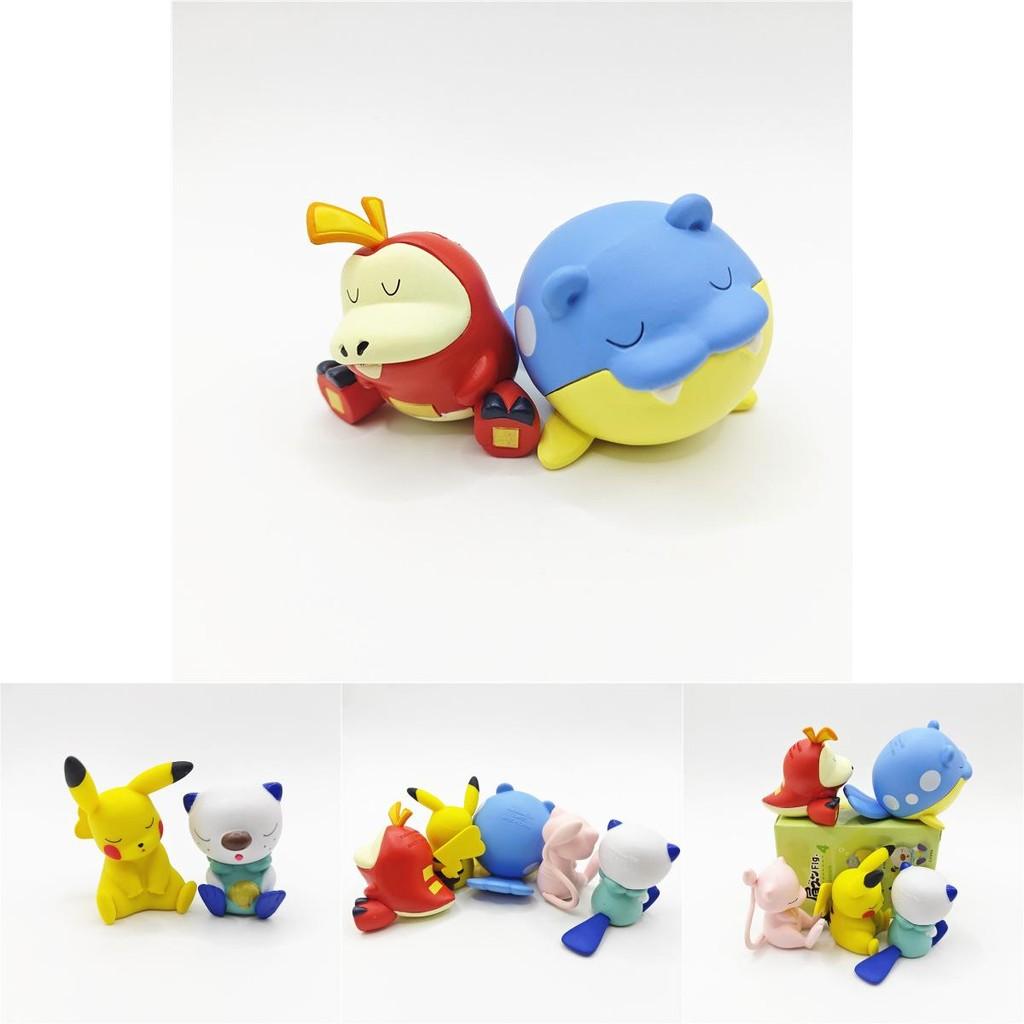 Entzückende Pokemon Schulter Plüschtiere Pvc Spielfiguren Geschenkset Perfekt für Kinder und Sammler