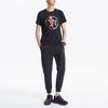 Li Ning Wade Series Printed Round Neck Short Sleeve T-Shirt Men Tops New-Standard-Black AHSQ475-3