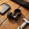Universal Flashlight Clip CircularShaped Mount and Steel Light Fixture Holder