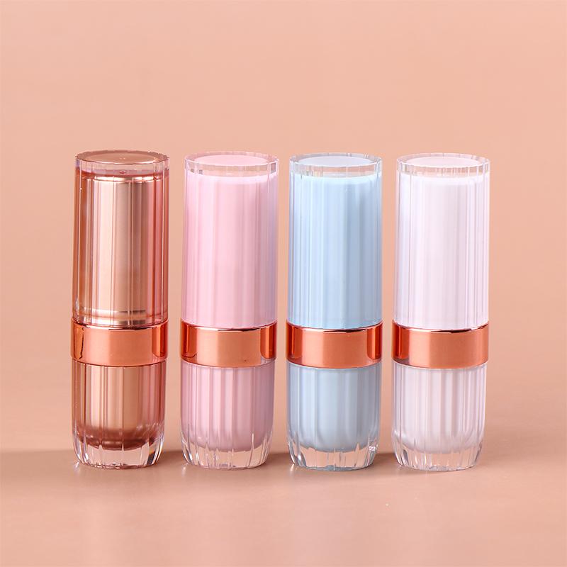 3.6g Round Buckle Lipstick Tube – Empty Container for DIY Lip Balm, Gloss, and Travel-Sized Makeup Samples