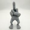 2Pcs/Set Middle Finger Figure Statue Desktop Flip-off Hand Figurine