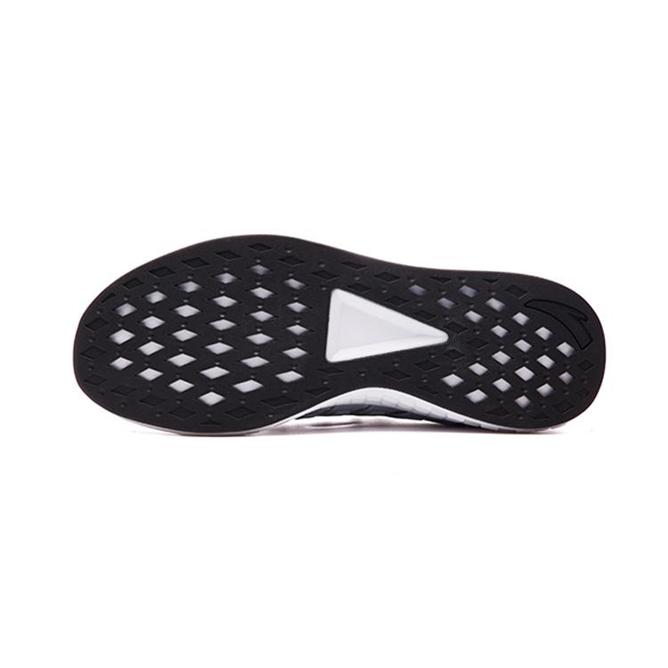 Anta Cushioning Anti-Slip And Wear-Resistant Breathable Coverage Low-Top Running Shoes Men's Gray White 91815555-3