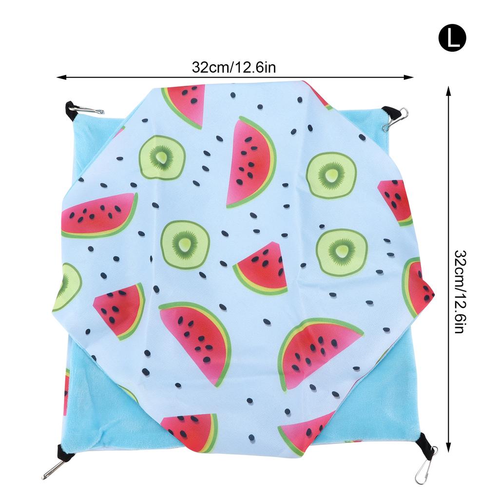 Pet Hamster Hanging Hammock Cartoon Pattern Pet Hanging Sleeping Bag for Hamsters Guinea Pigs and Other Small Pets