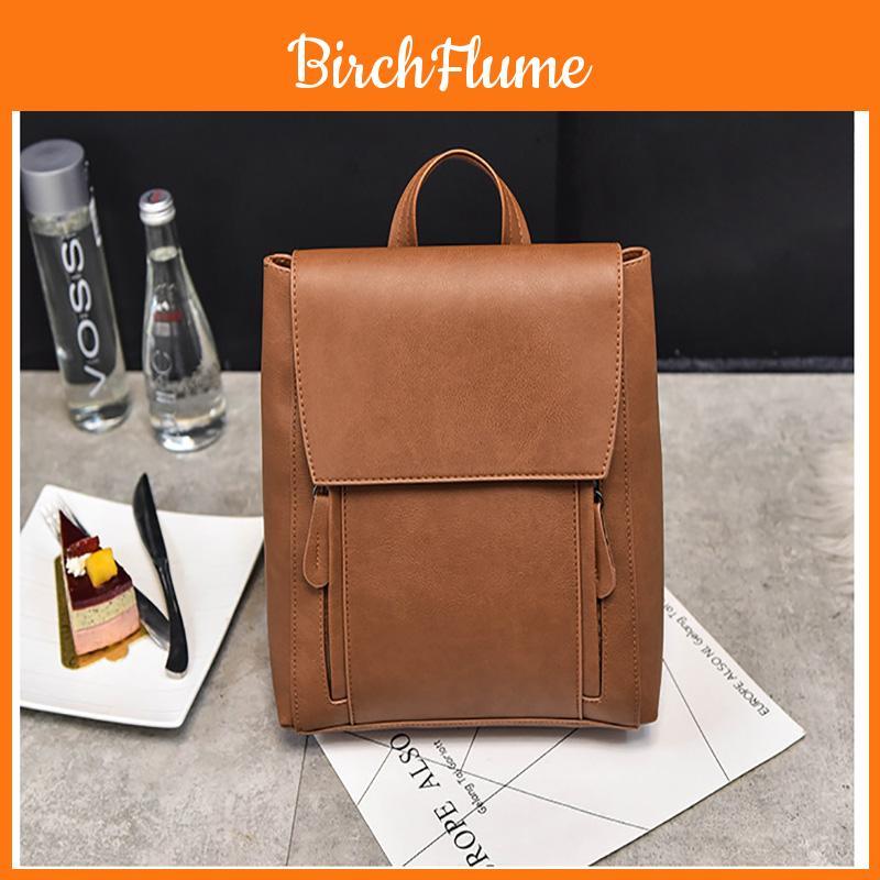 Zaino Elegante alla Moda da Donna a Spalla per Scuola Libri Viaggio e Uso come Borsa a Mano
