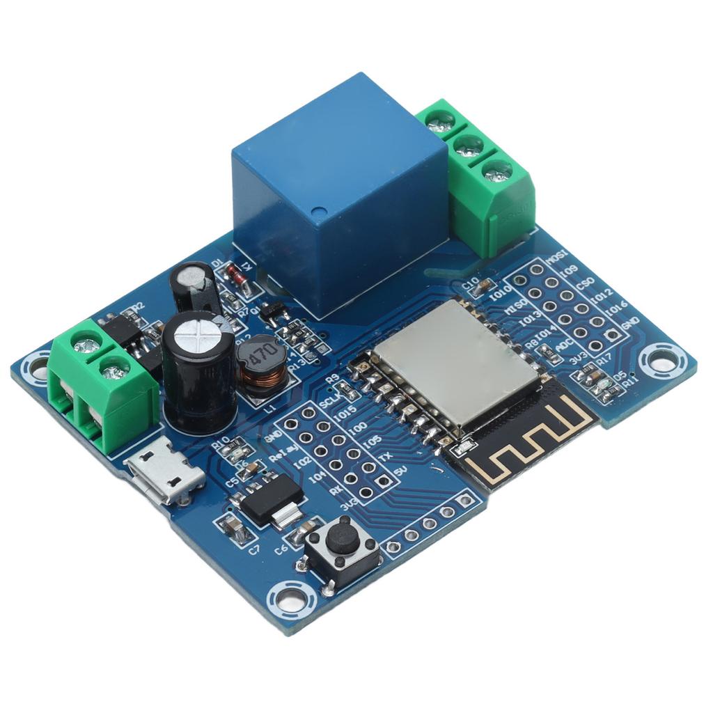 1 Kanal ESP8266 Relaismodul WIFI Steuerung Entwicklungsboard ESP‑12F mit Stiftleisten
