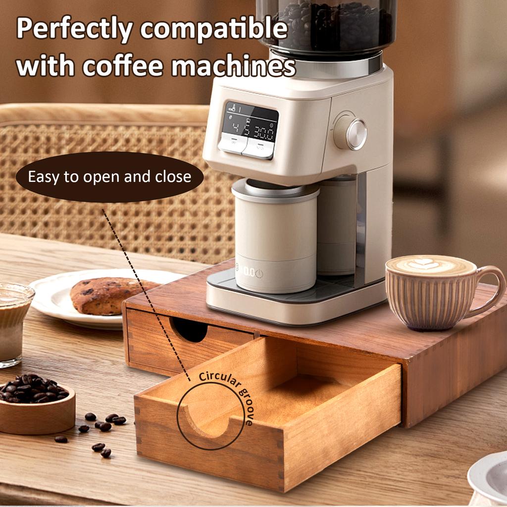 Coffee Capsule Storage Box Tea Set Storage and Organizing Box Display Rack Space Saving Desk Storage Rack for Home Decoration