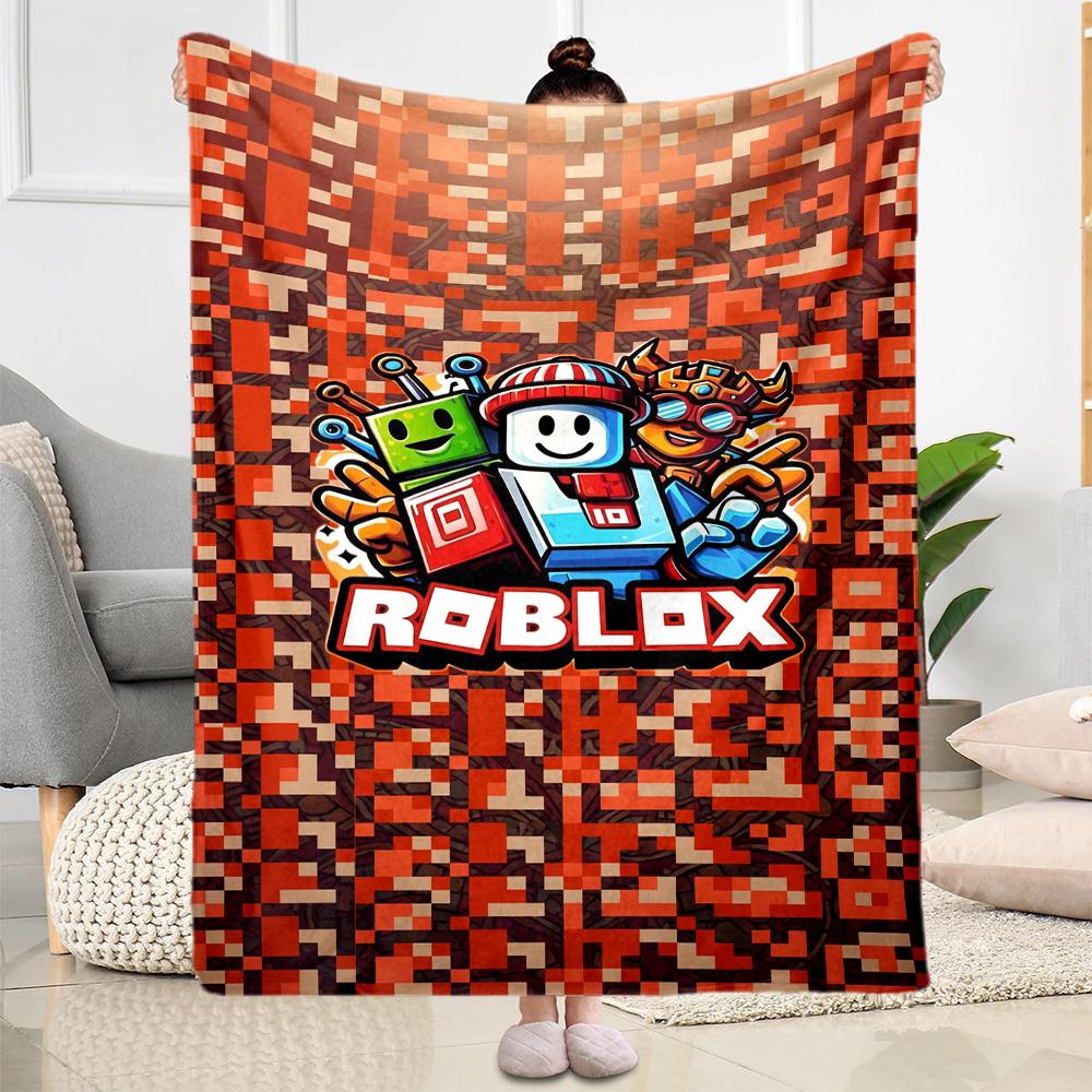Roblox 46 Blanket Soft Warm Cozy Perfect for Office Chair Livingroom Bed Four Seasons Multipurpose Digital Print