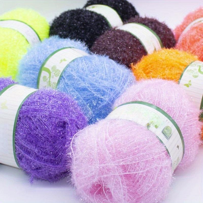 6pcs Segment Dyed Raffia Yarn for Beach Bags  Chunky Polyester Bundle (300g) - Textured Crochet Knitting Yarn for DIY Tote Bags, Shawls
