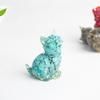 Crystal Resin Animal Decor Hatching Cat Office Home Tabletop Ornament For Gift Decor