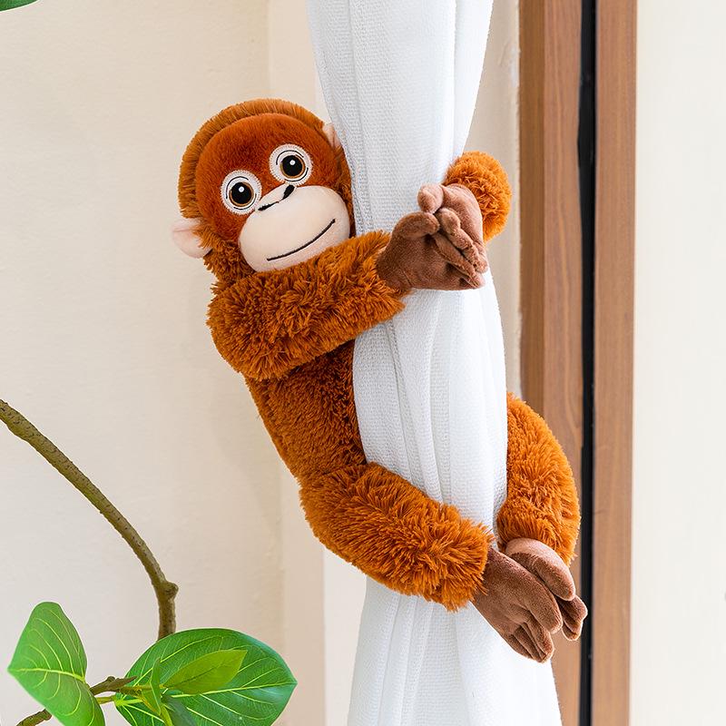 Gorilla Plush Toy: Long-Armed Monkey Soothing Pillow