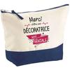 Makeup Bag - PLANETEE - Awesome Decorator Thank You - Large Size - Cotton - HD Printing