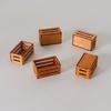 1PC Mini Storage Baskets for Dollhouse Wooden Miniature Organizers for Warehouse Scene for Collectors and Hobbyists