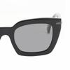 Chanel Can Be Equipped with Degree Logo Logo Irregular Sunglasses Women's Black