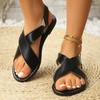 Fashion 2025 Hot Sale Ladies Shoes Open Toe Women's Sandals Fashion Plus Size Casual Best Seller Summer Light Comfortable Flat Sandals