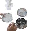 Elegant Rhombus Crystal Glass Ashtray - High-End Decor for Home and Office